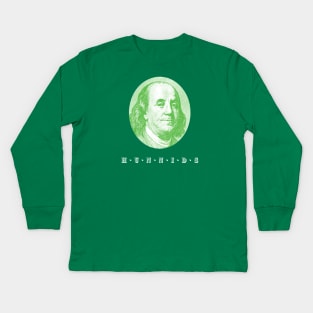 Ben Franklin "Hunnids" Kids Long Sleeve T-Shirt